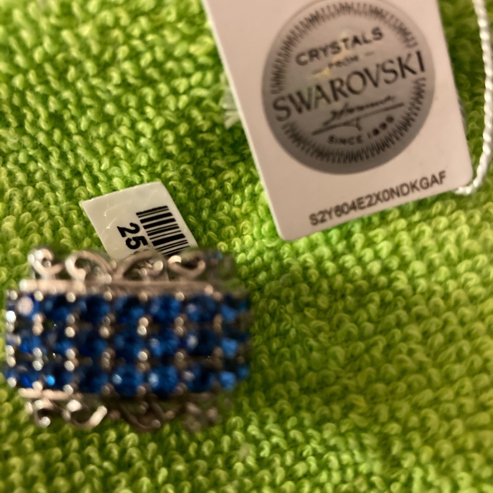 ❌❌Square Blue Filigree ring - Picture 4 of 4